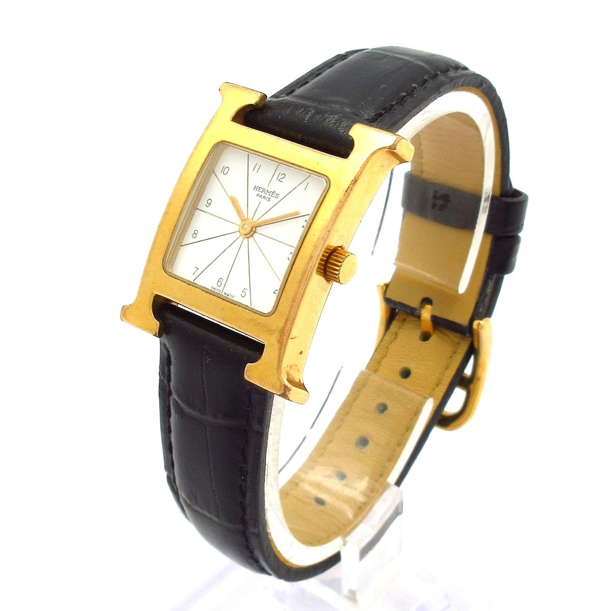 Hermes Watch H Ramsus White — view 2