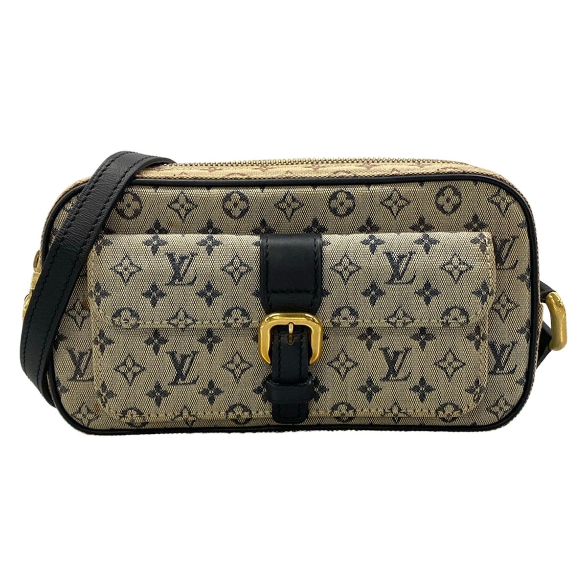 Louis Vuitton Shoulder Bag Monogram Mini Juliette MM Blue Cotton