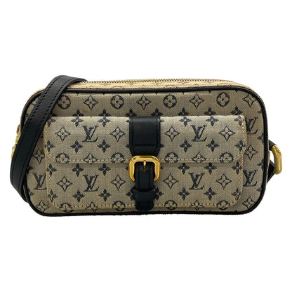 Louis Vuitton Shoulder Bag Monogram Mini Juliette MM Blue Cotton