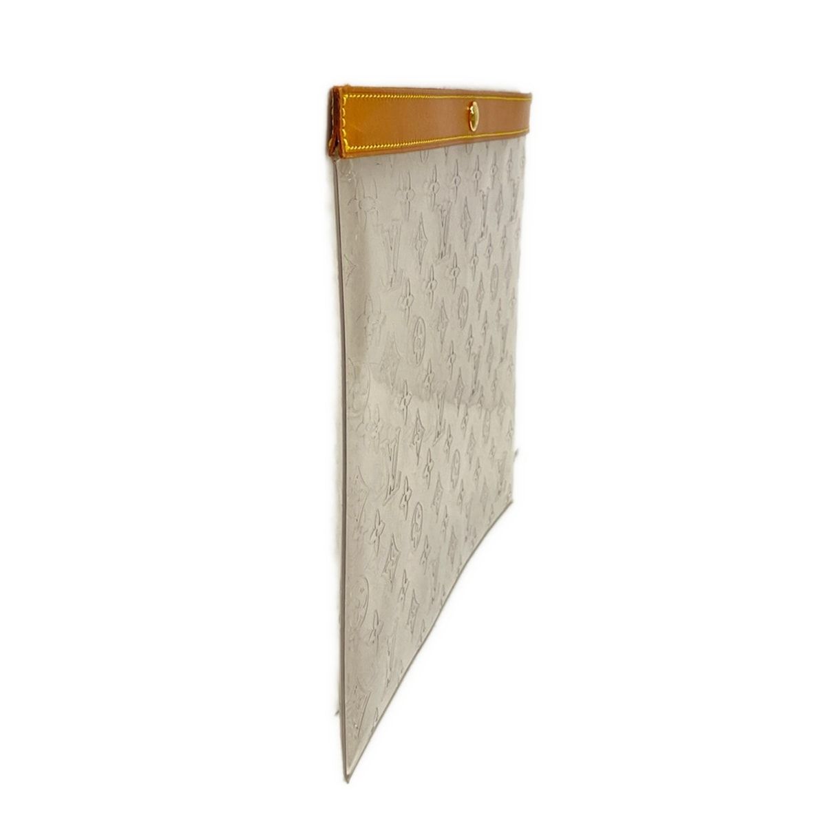 Louis Vuitton Clutch Monogram Vinyl Beige Clear — view 4