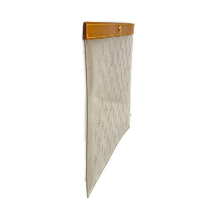 Louis Vuitton Clutch Monogram Vinyl Beige Clear — view 4
