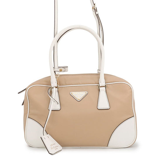 Prada Re Edition Medium Nylon Leather 2-Way Shoulder Bag