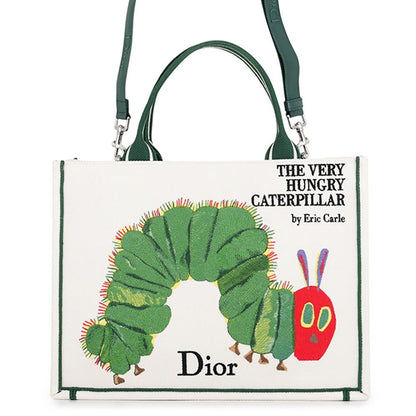 Dior Tote Bag the Very Hungry Caterpillar Book Medium Canvas