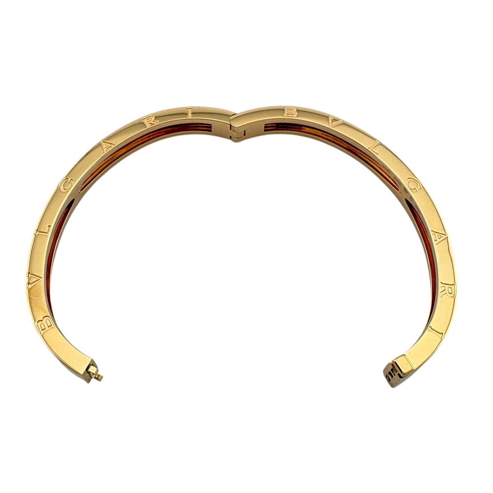 Bvlgari B.zero1 Lock Bangle 18k Pink Gold Bracelet — view 4