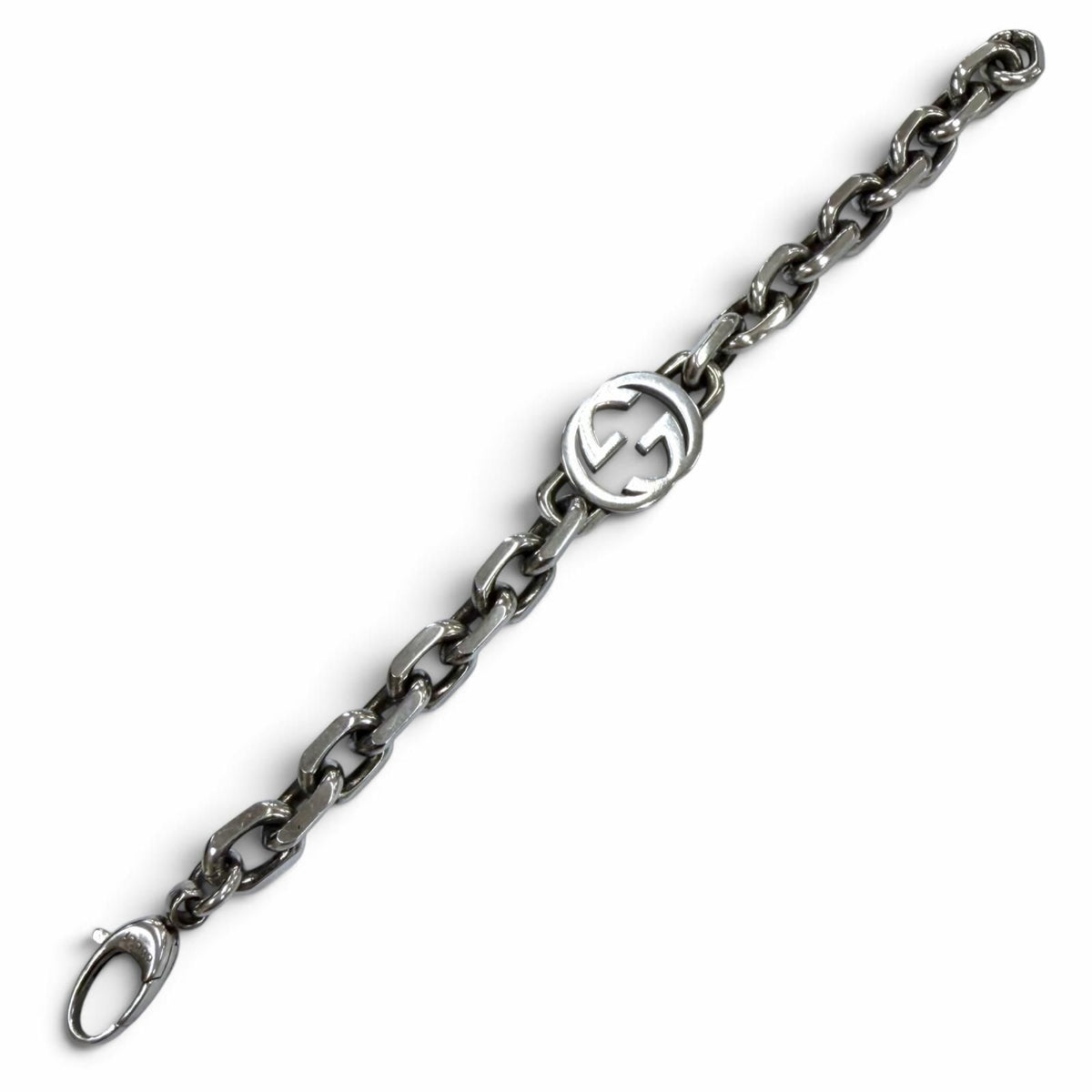 Gucci Interlocking G Bracelet Silver 17 — view 3