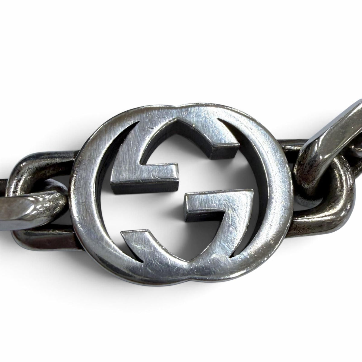 Gucci Interlocking G Bracelet Silver 17 — view 4