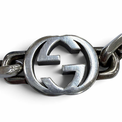 Gucci Interlocking G Bracelet Silver 17 — view 4