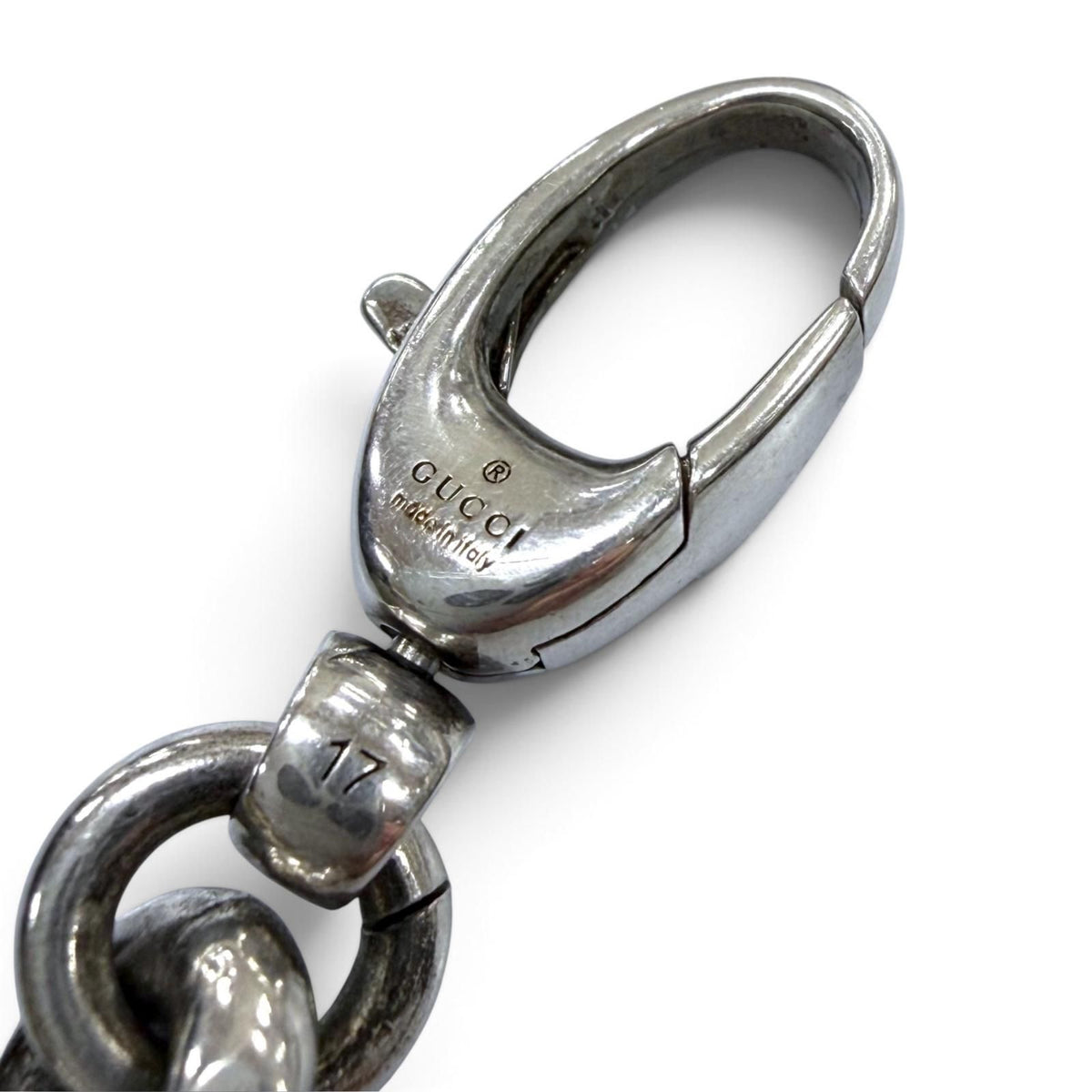 Gucci Interlocking G Bracelet Silver 17 — view 7
