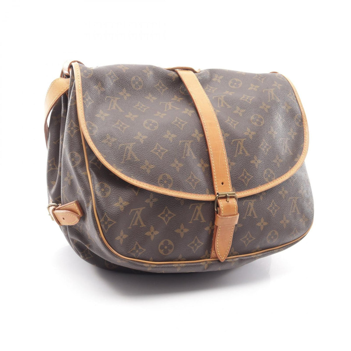 Louis Vuitton Shoulder Bag Saumur 35 Leather — view 2