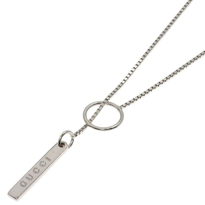 Gucci Lariat Necklace 18k White Gold