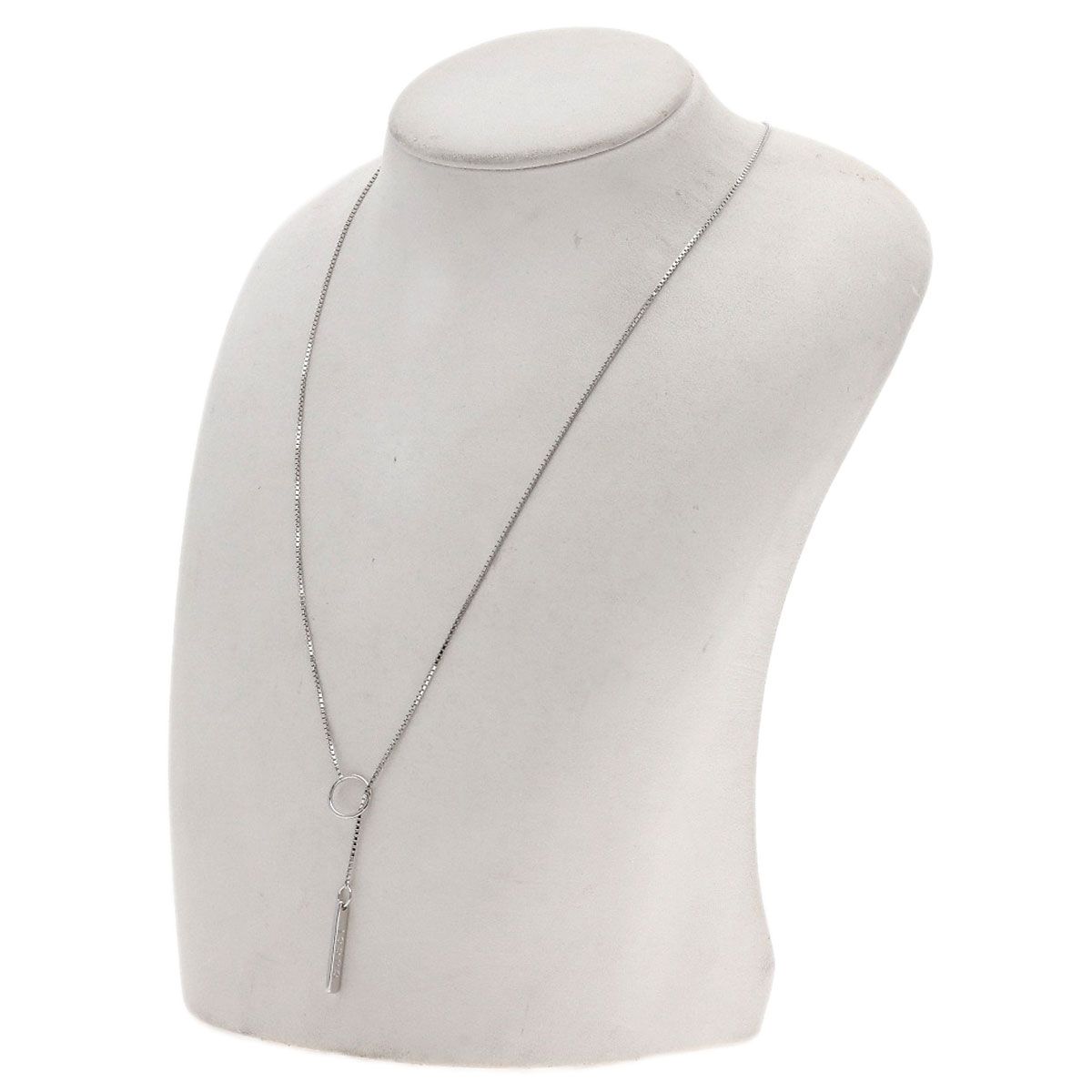 Gucci Lariat Necklace 18k White Gold — view 5