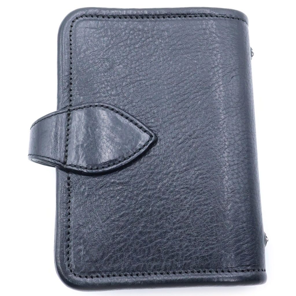 Chrome Hearts Agenda Frnt Cemetery Cross Patch Ball Button Cover Black — view 2