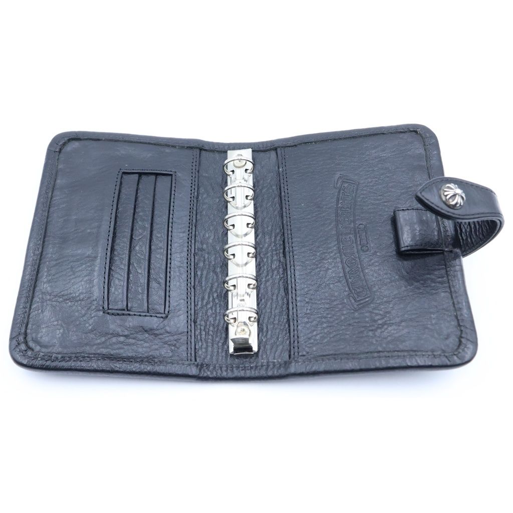 Chrome Hearts Agenda Frnt Cemetery Cross Patch Ball Button Cover Black — view 5