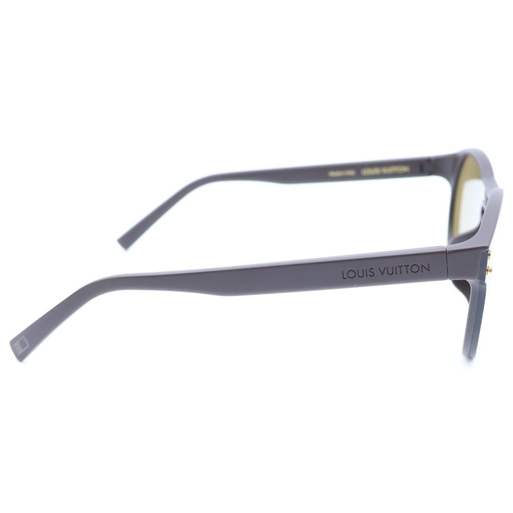 Louis Vuitton Sunglasses LV Waimea Round Monogram Brown Eyewear — view 3