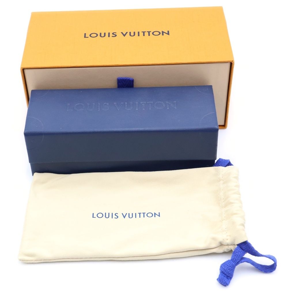 Louis Vuitton Sunglasses LV Waimea Round Monogram Brown Eyewear — view 6