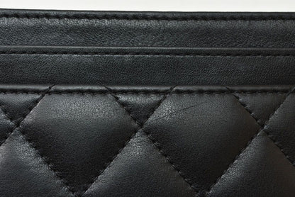 Chanel Card Case Business Cambon Line Leather Black — view 7