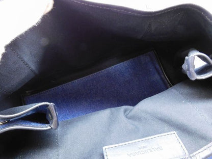 Balenciaga Navy Cabas S Tote Bag Blue Denim Canvas — view 3