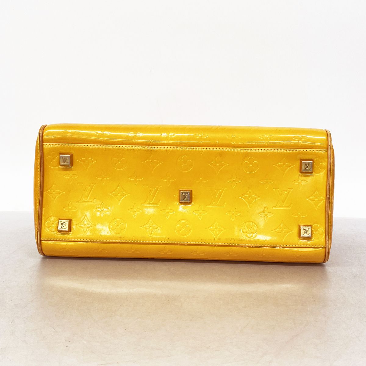 Louis Vuitton Handbag Vernis Tompkins Square Jaune — view 3