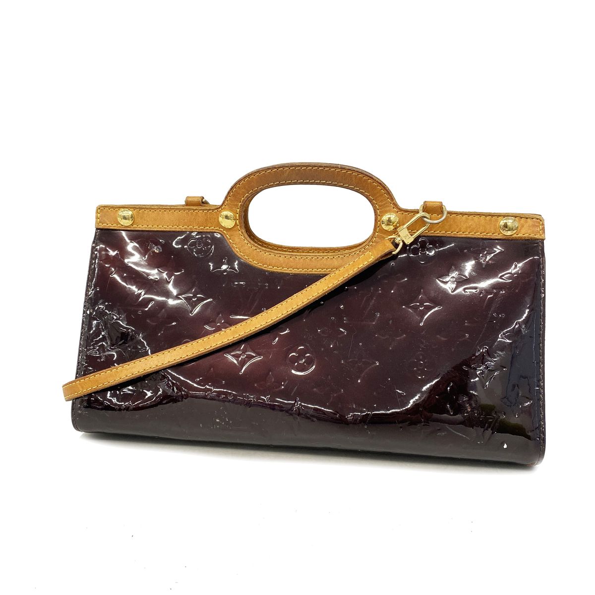 Louis Vuitton Handbag Vernis Roxbury Drive Amarante 2-Way Bag