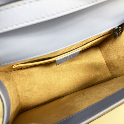 Gucci Handbag Sylvie Leather Blue Gold 2-Way Bag — view 4