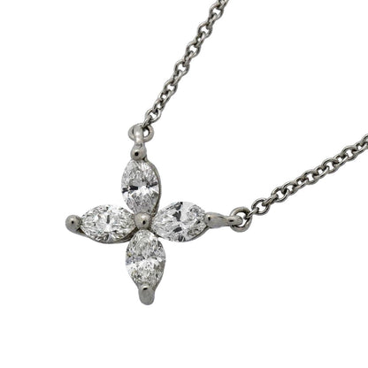 Tiffany & Co Necklace Victoria Small Platinum Diamond
