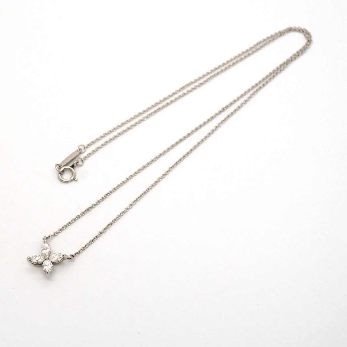 Tiffany & Co Necklace Victoria Small Platinum Diamond — view 3