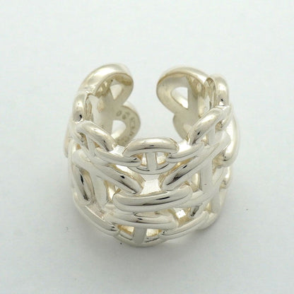 Hermes Ring Enchainee Chaine D'ancre 925 Sterling Silver — view 3