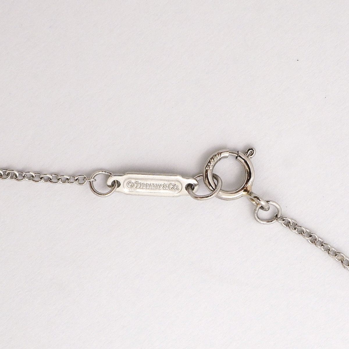 Tiffany & Co Necklace Small Cross Platinum Diamond — view 4