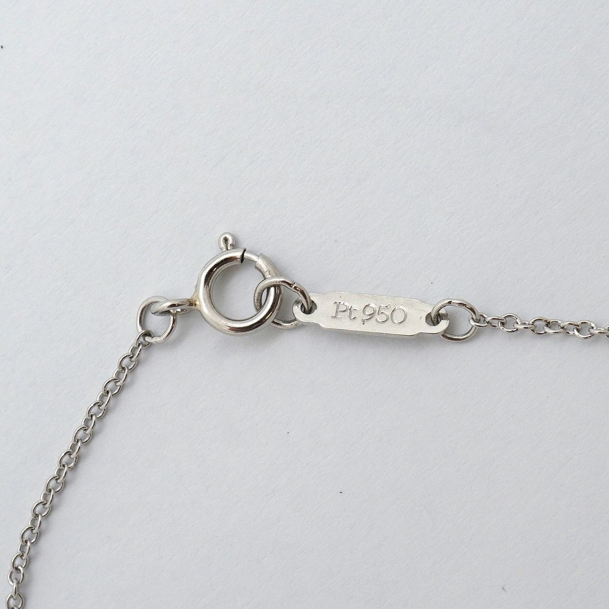 Tiffany & Co Necklace Small Cross Platinum Diamond — view 5