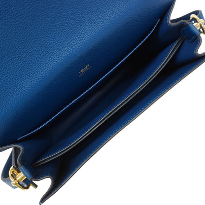Hermes Shoulder Bag Roulis Evercolor Col Vert Gold — view 4