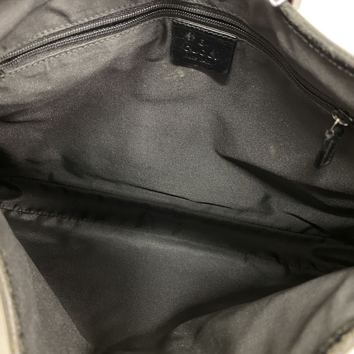 Gucci Shoulder Bag GG Canvas Jackie Red Black Silver — view 4