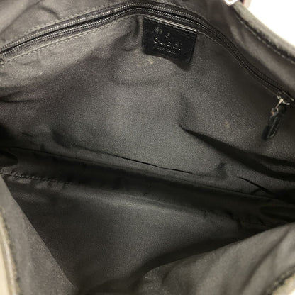 Gucci Shoulder Bag GG Canvas Jackie Red Black Silver — view 4