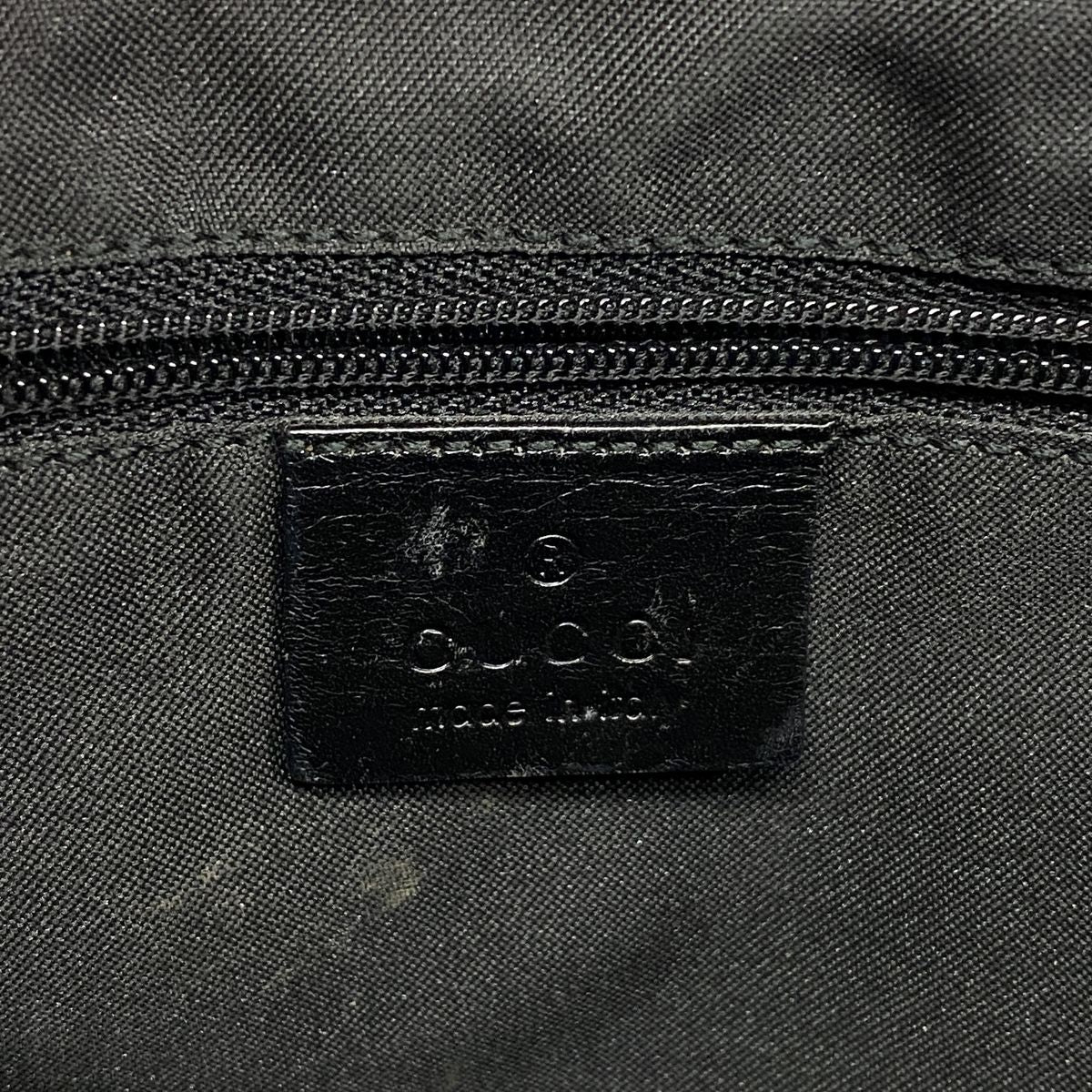 Gucci Shoulder Bag GG Canvas Jackie Red Black Silver — view 5