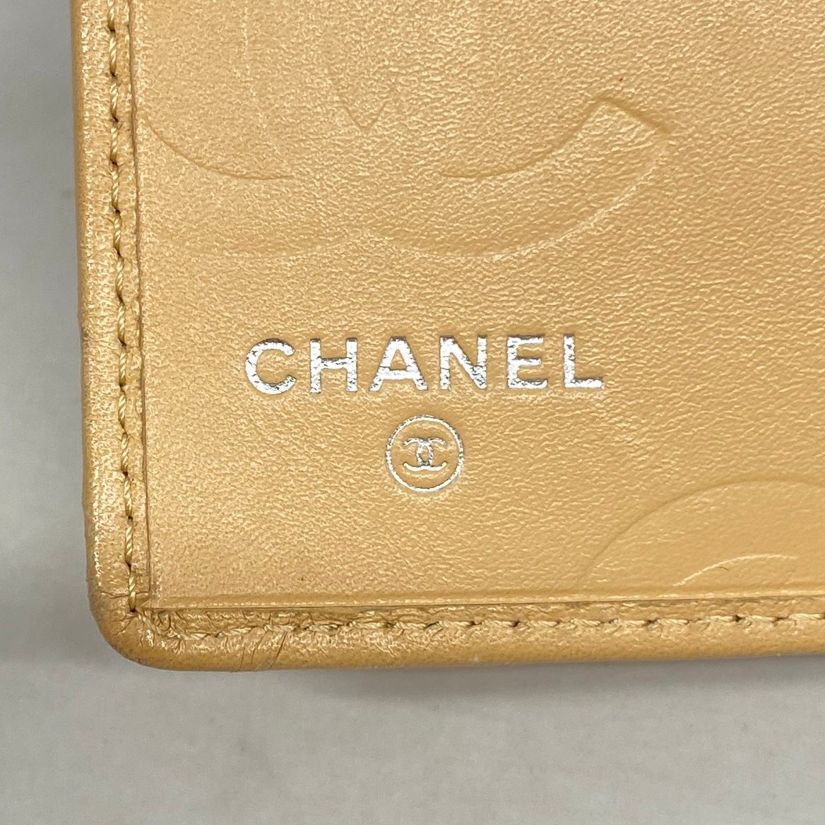 Chanel Wallet Cambon Lambskin Brown Black Silver — view 4