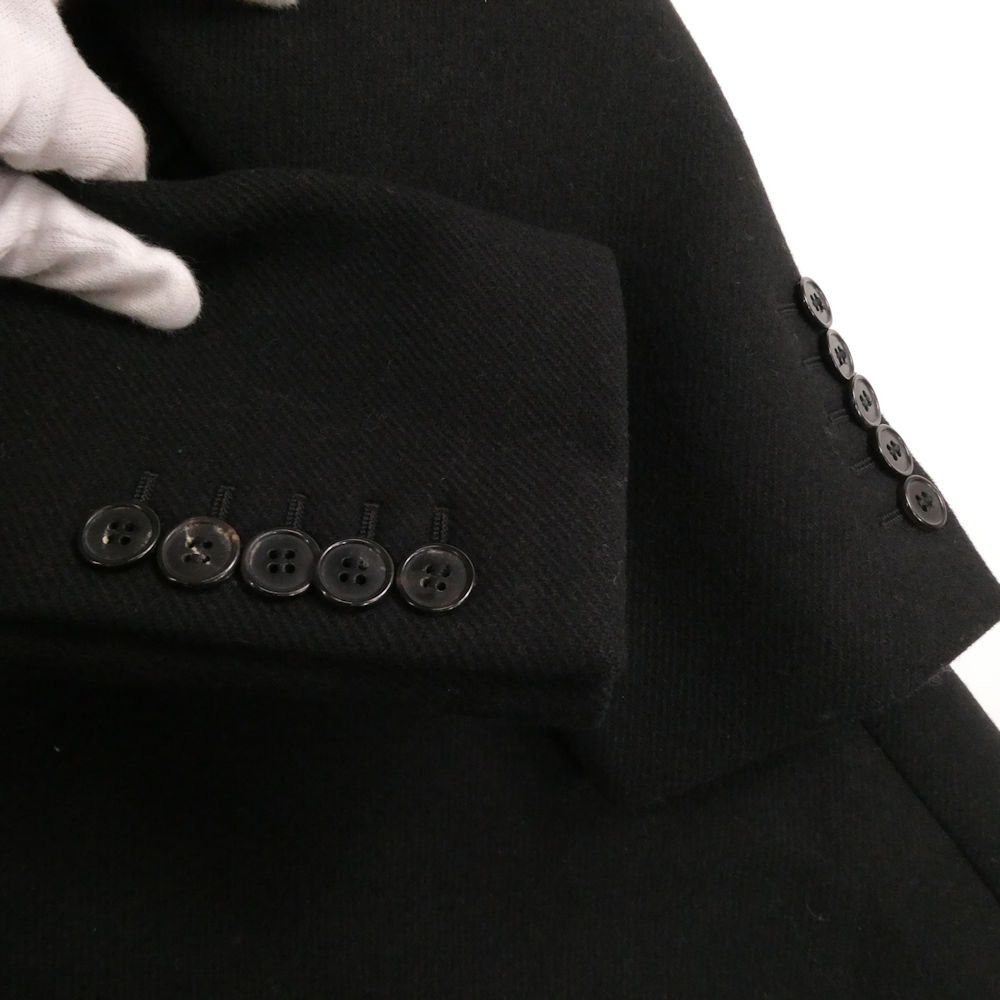 Saint Laurent Edith Slimane Coat Wool Chesterfield — view 5