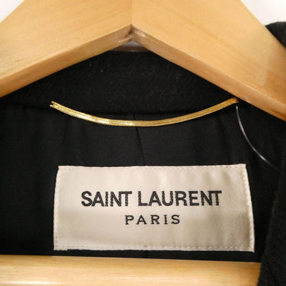 Saint Laurent Edith Slimane Coat Wool Chesterfield — view 3