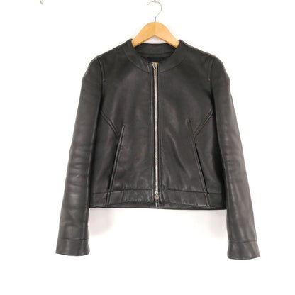 Balenciaga Leather Jacket Sheep Collarless 34