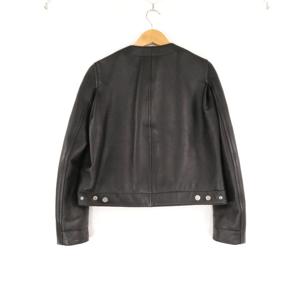 Balenciaga Leather Jacket Sheep Collarless 34 — view 2