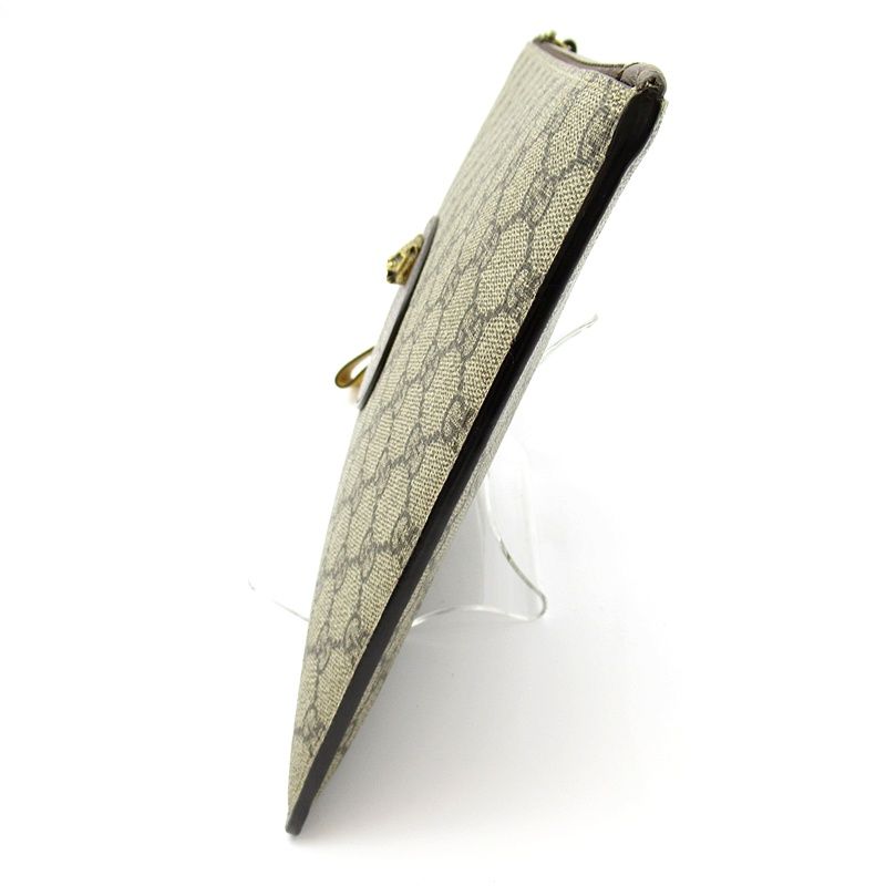 Gucci Neo Vintage Clutch GG Supreme Beige Yellow — view 3