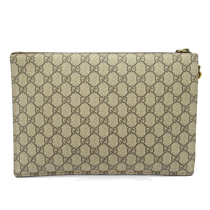 Gucci Neo Vintage Clutch GG Supreme Beige Yellow — view 4