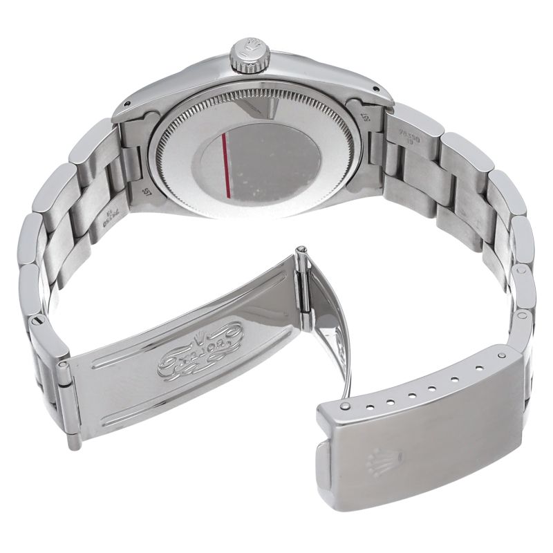 Rolex Oyster Perpetual Date Antique SS Watch Silver — view 5