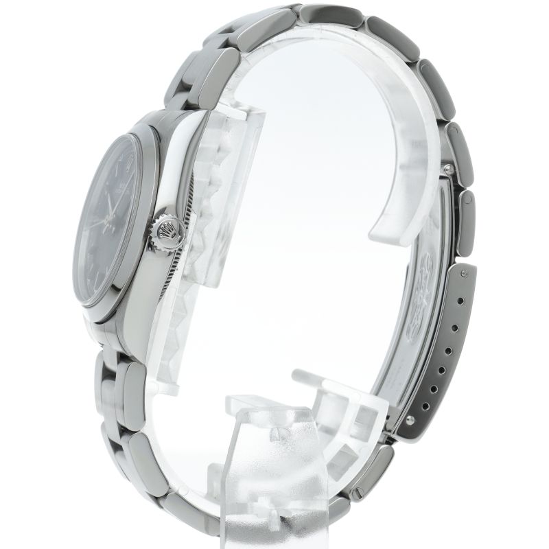 Rolex Oyster Perpetual Boys' Watch SS Blue Medium — view 3
