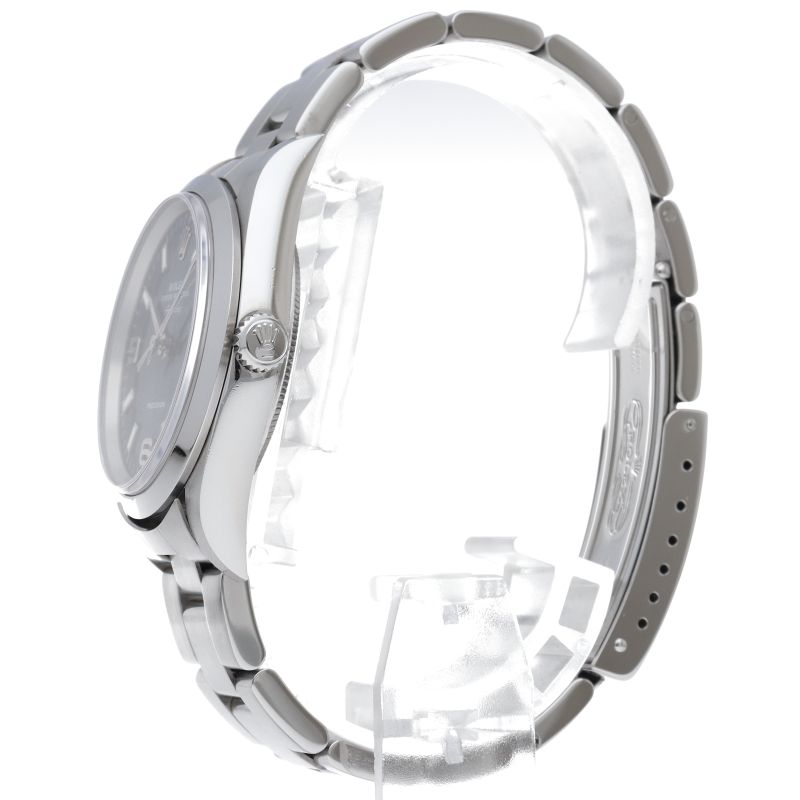 Rolex Air King SS Watch Blue — view 3