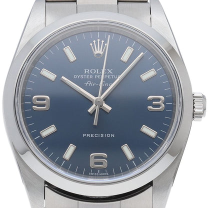 Rolex Air King SS Watch Blue