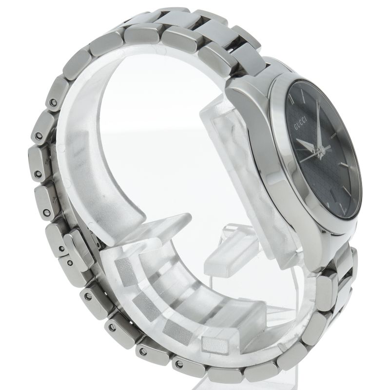 Gucci G-Timeless Watch 126.5 SS Black — view 5