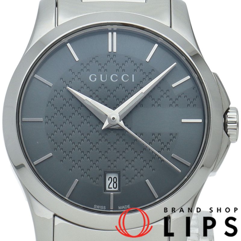 Gucci G-Timeless Watch 126.5 SS Black