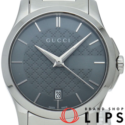 Gucci G-Timeless Watch 126.5 SS Black