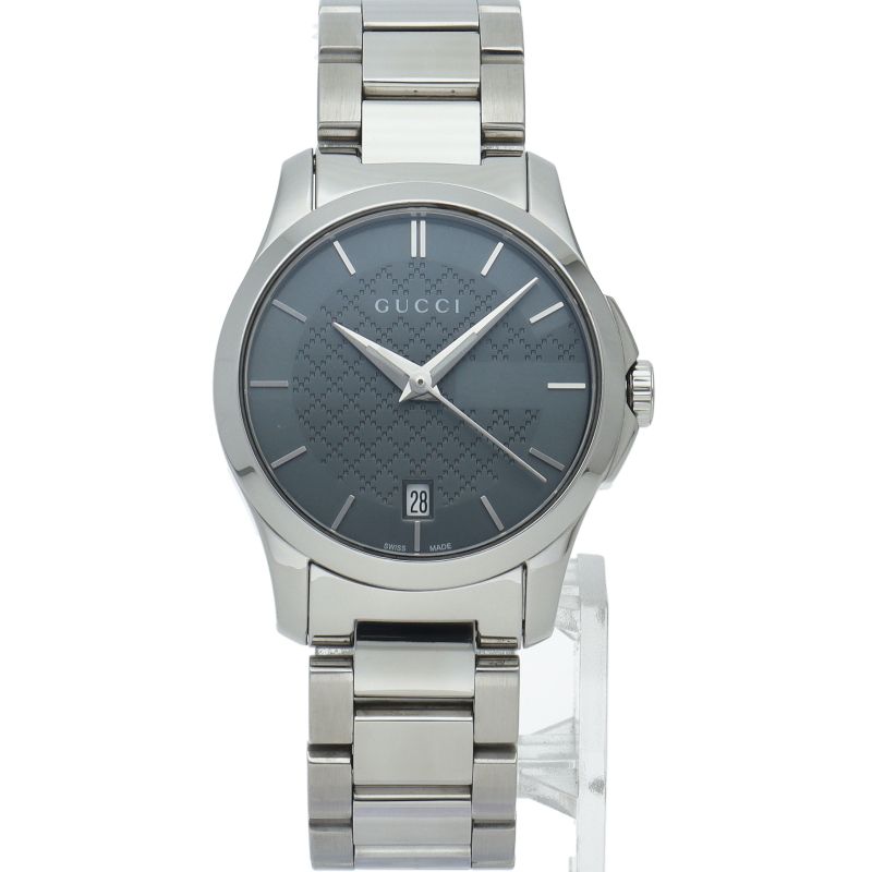 Gucci G-Timeless Watch 126.5 SS Black — view 3