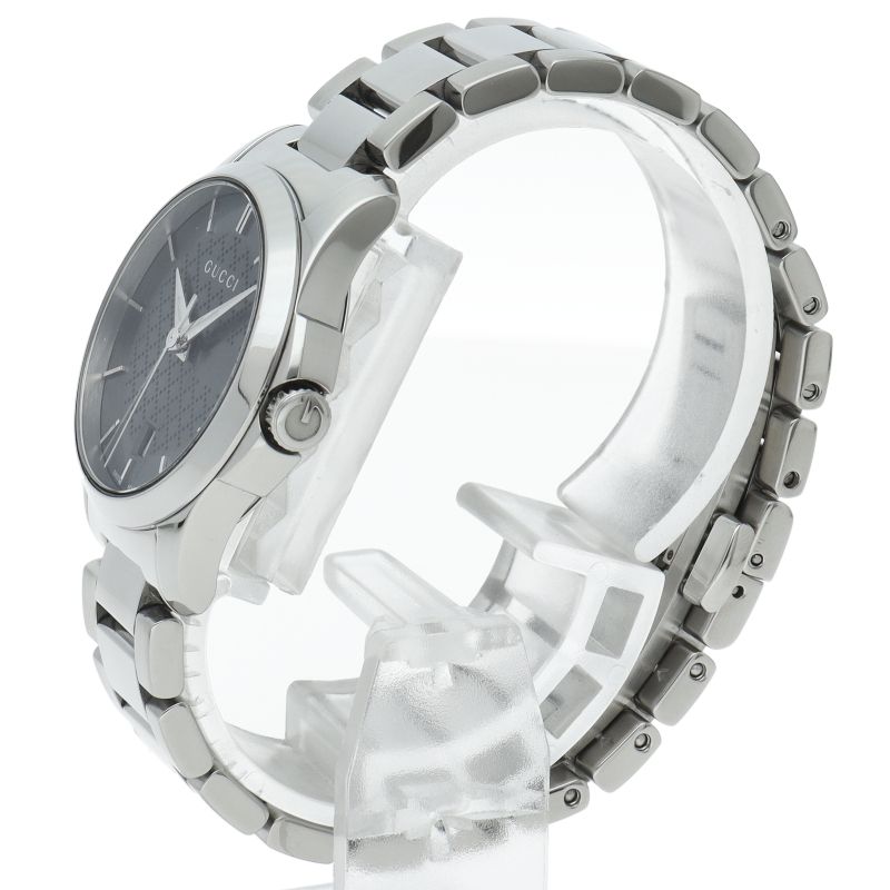 Gucci G-Timeless Watch 126.5 SS Black — view 4