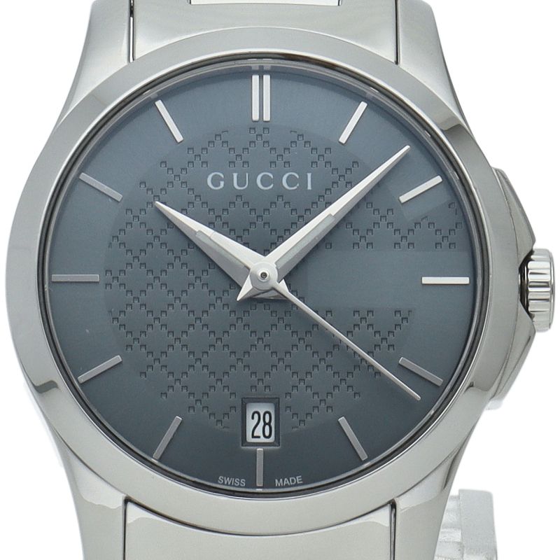 Gucci G-Timeless Watch 126.5 SS Black — view 2